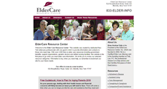 Desktop Screenshot of eldercareresourcecenter.info
